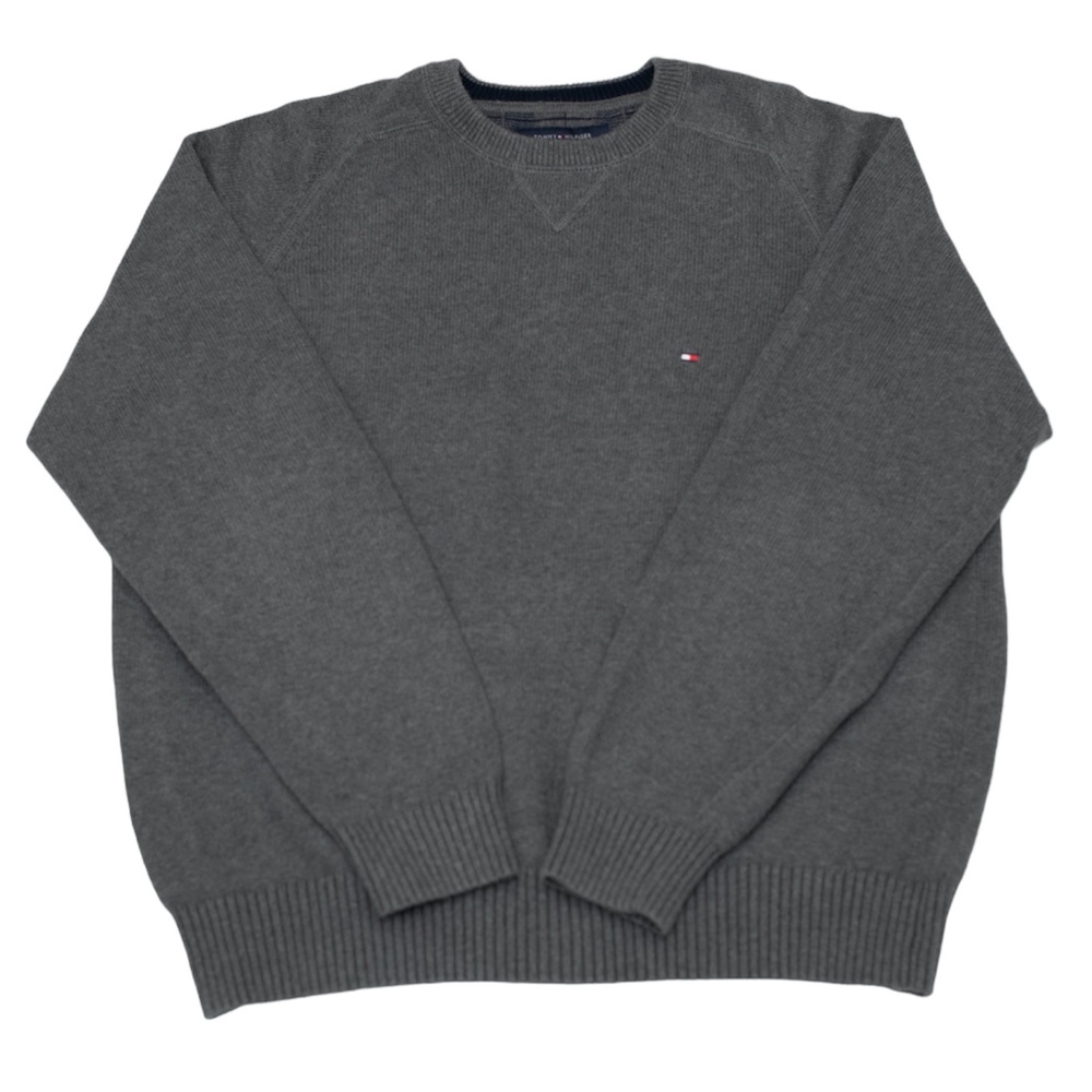 Tommy Hilfiger Men's Gray Knit Sweater Size L